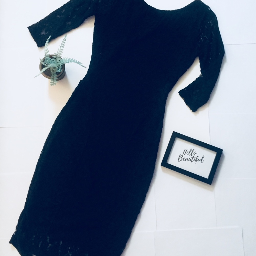 💝Little Black Lace Dress